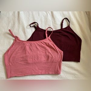 Old Navy Seamless Ribbed Bralettes (Pair)